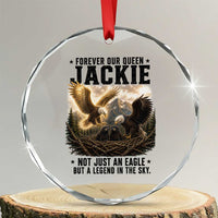 Jackie Bald Eagle Crystal Glass Ornament Forever Our Queen Not Just An Eagle But A Legend In The Sky