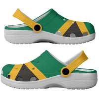 Jamaica Clogs Shoes Heritage Palette Flag-Inspired - Wonder Print Shop