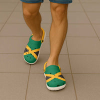 Jamaica Clogs Shoes Heritage Palette Flag-Inspired - Wonder Print Shop