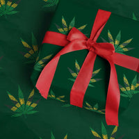 Jamaica Flag Cannabis Wrapping Paper Roll Funny Stoner Weed Lovers Marijuana 420 - Wonder Print Shop