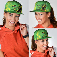 Jamaica Football Snapback Cap Come On Reggae Boyz Red-billed streamertail - Wonder Print Shop