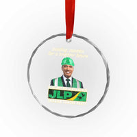 Jamaica Labour Party Crystal Glass Ornament Andrew Holness JLP Supporter Gifts TS10