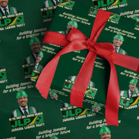 Jamaica Labour Party Wrapping Paper Roll Andrew Holness JLP Supporter Gifts - Wonder Print Shop