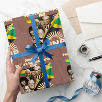 Jamaica People's National Party PNP Supporter Wrapping Paper Roll Patriotic Political Leaders Tribute Jamaican Flag - Wonder Print Shop