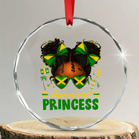Jamaica Princess Crystal Glass Ornament Proud Jamaican Afro Black Girls Jamaica Flag Pride TS10