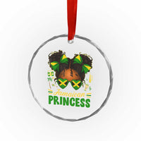 Jamaica Princess Crystal Glass Ornament Proud Jamaican Afro Black Girls Jamaica Flag Pride TS10