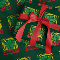 Jamaica Rasta Shaka Sign Wrapping Paper Roll Retro Reggae Vibes - Wonder Print Shop