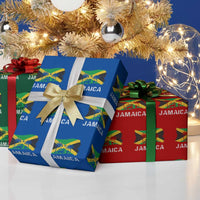 Jamaica Wrapping Paper Roll Retro Vintage Jamaican Pride Flag Lion Of Judah - Wonder Print Shop