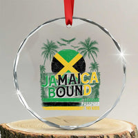 Jamaican Travel Crystal Glass Ornament Straight Trippin Jamaica Vacation Retro TS10