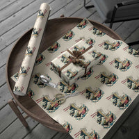 Japanese Kanagawa Wave Ramen Bowl Graphic Wrapping Paper Roll Retro Anime Noodles Art