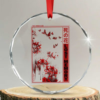 Japanese Spider Lily Crystal Glass Ornament Soft Grunge Anime Aesthetic Flower TS10