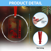 Japanese Spider Lily Crystal Glass Ornament Soft Grunge Anime Aesthetic Flower TS10