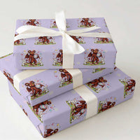Jersey Devil Easter Egg Hunt Wrapping Paper Roll Funny Pine Barrens Folklore Gift