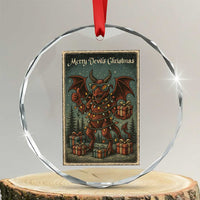 Jersey Devil Merry Devils Christmas Gift Crystal Glass Ornament TS12