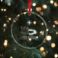Jesus Christian Crystal Glass Ornament Crown Thorn Monochrome LRD SVR Symbolic Religious TS14