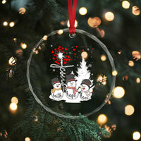 Jesus Christian Crystal Glass Ornament Faith Hope Love Snowman Dandelion Xmas TS09