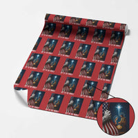 Jesus Christian Wrapping Paper Roll American Flag Joy To The World Christmas - Wonder Print Shop