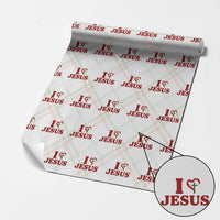 Jesus Christian Wrapping Paper Roll Religious Faith Inspirational Bible Verse - Wonder Print Shop