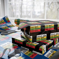 Jesus Christian Wrapping Paper Roll The Way The Truth The Life Nativity Scene - Wonder Print Shop