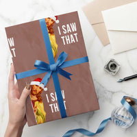 Jesus Christmas Meme Wrapping Paper Roll I Saw That - Wonder Print Shop