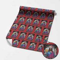 Jesus Christmas Wrapping Paper Roll Funny Drinking Beer Xmas Holiday - Wonder Print Shop
