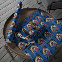 Jesus Christmas Wrapping Paper Roll Funny Drinking Beer Xmas Holiday - Wonder Print Shop
