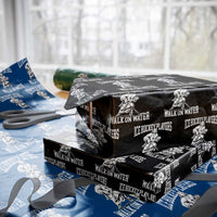Jesus Ice Hockey Players Walk On Water Wrapping Paper Roll Funny Christian Gift - Wonder Print Shop