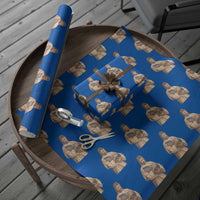 Jesus Loves Moo Deng Wrapping Paper Roll Bouncy Pig Cute Pygmy Hippo Meme