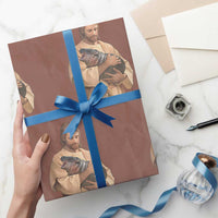 Jesus Loves Moo Deng Wrapping Paper Roll Bouncy Pig Cute Pygmy Hippo Meme