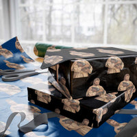 Jesus Loves Moo Deng Wrapping Paper Roll Bouncy Pig Cute Pygmy Hippo Meme