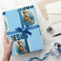 Jesus Saved My Life Wrapping Paper Roll Christian Bible Verse - Wonder Print Shop