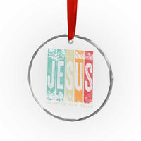 Jesus The Way The Truth The Life Crystal Glass Ornament Christian Worship TS11