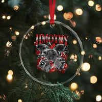 Jimothy Raccoon Crystal Glass Ornament Vintage 90s Bootleg Rap Style Funny Meme