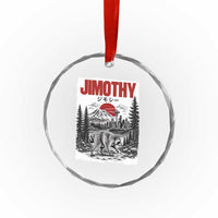 Jimothy The Raccoon Crystal Glass Ornament Seattle Skyline Mount Rainier Japanese Retro Vintage Art
