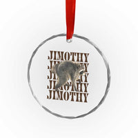 Jimothy The Raccoon Crystal Glass Ornament Vintage Trash Panda Animal Lover Gift