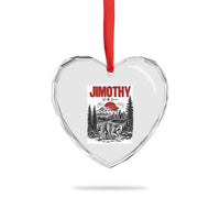 Jimothy The Raccoon Heart Crystal Glass Ornament Seattle Skyline Mount Rainier Japanese Retro Vintage Art