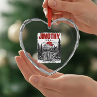 Jimothy The Raccoon Heart Crystal Glass Ornament Seattle Skyline Mount Rainier Japanese Retro Vintage Art