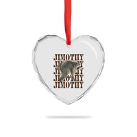 Jimothy The Raccoon Heart Crystal Glass Ornament Vintage Trash Panda Animal Lover Gift