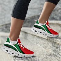 Jordan Football Clunky Sneakers Flag-Inspired Curve Style