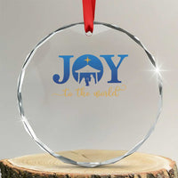 Joy To The World Crystal Glass Ornament Christian Christmas Nativity Scene Star Of Bethlehem TS11