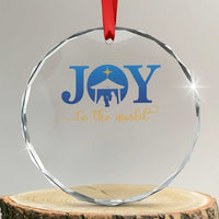 Joy To The World Crystal Glass Ornament Christian Christmas Nativity Scene Star Of Bethlehem TS11