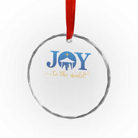 Joy To The World Crystal Glass Ornament Christian Christmas Nativity Scene Star Of Bethlehem TS11