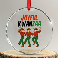 Joyful Kwanzaa Cowboy Crystal Glass Ornament Festival Of Lights African Heritage Gift - Wonder Print Shop