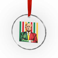 Juneteenth American Leader Inspiration Crystal Glass Ornament 1865 American Heritage Gift