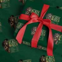 Juneteenth Black Queen Nutritional Facts Wrapping Paper Roll Afro Melanin Queen