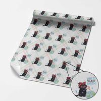 Just A Cat Who Loves The Earth Wrapping Paper Roll Earth Day Cat Lover Gift