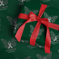 Just Cure It Wrapping Paper Roll Melanoma Warrior Butterfly Support