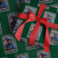 Justice For Alex Pretti Wrapping Paper Roll Minneapolis USA Support Gift