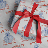 Justice For Lemon Pound Cake Wrapping Paper Roll Viral Trend Free Speech