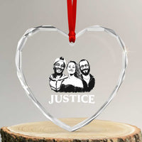 Justice for Porter Pretti Good Memorial Heart Crystal Glass Ornament Rest in Power Tribute Minnesota Protest